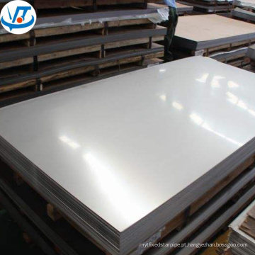 Placa de metal / folha de aço inoxidável de superfície de AISI ASTM 304 2B